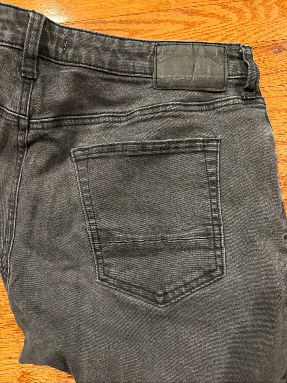 PacSun Men's Slim Straight Black Jeans
